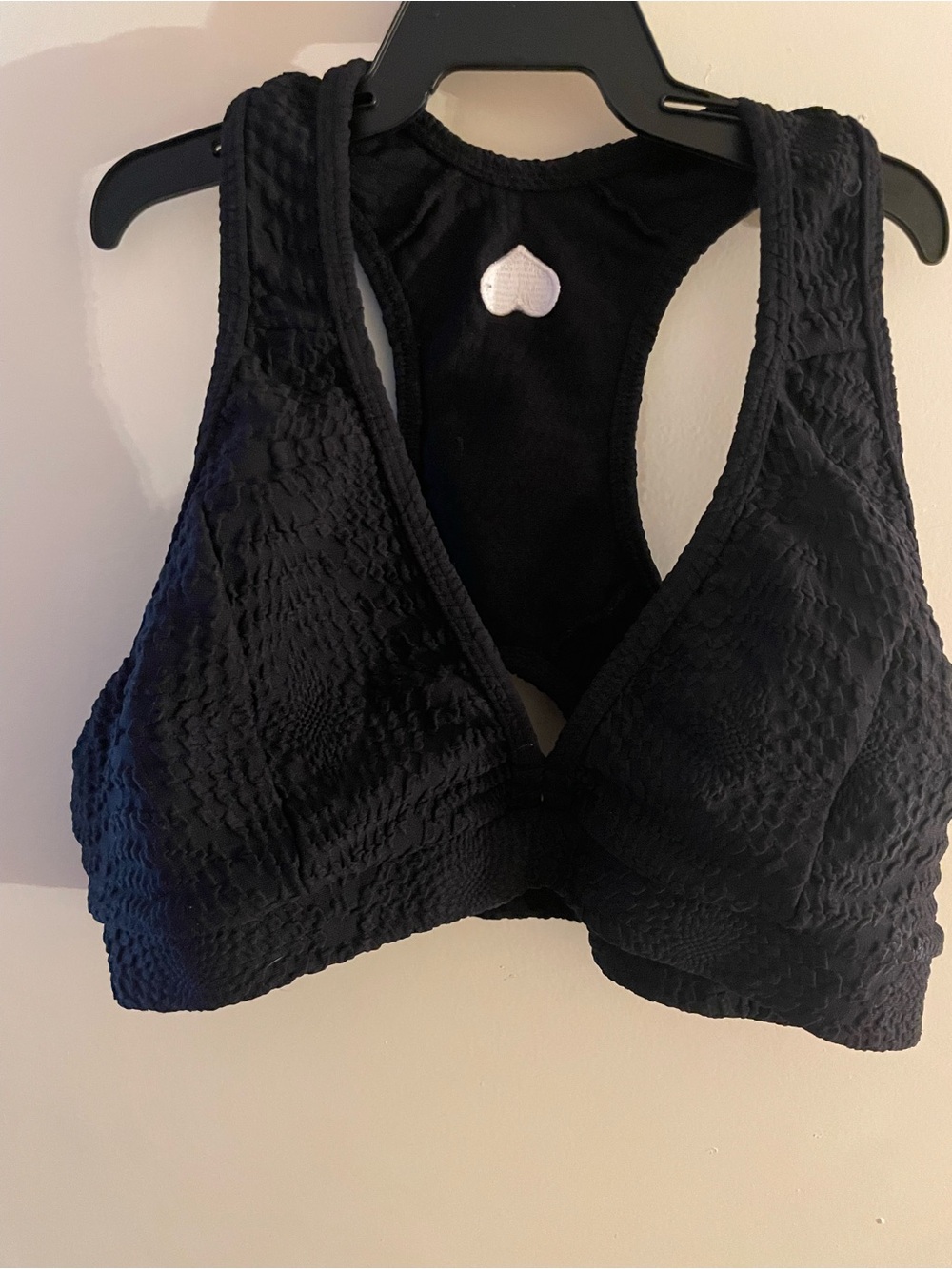Women's Black Booty by Brabants sports bra